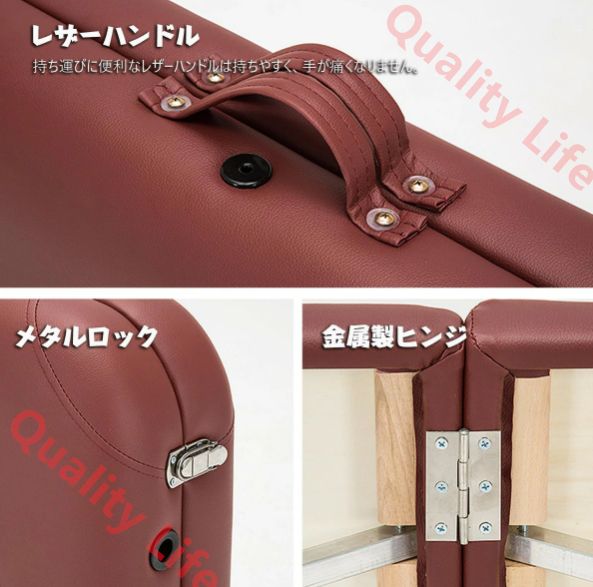 折りたたみ マッサージベッド 軽量 アルミ合金 有孔 長さ186×幅60×高さ62-81cm 折りたたみベッド 整体ベッド ポータブルベッド マッサージ台 施術ベッド 施術台 整体台 エステベッド USTAUSTRALIA_COM_AU