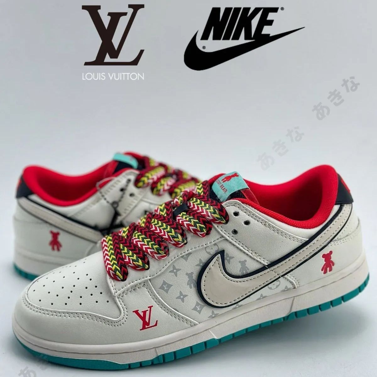 ナイキNike SB Dunk Low x Louis Vuitton連名スタイリッシュなカジュアルシューズ 男女兼用