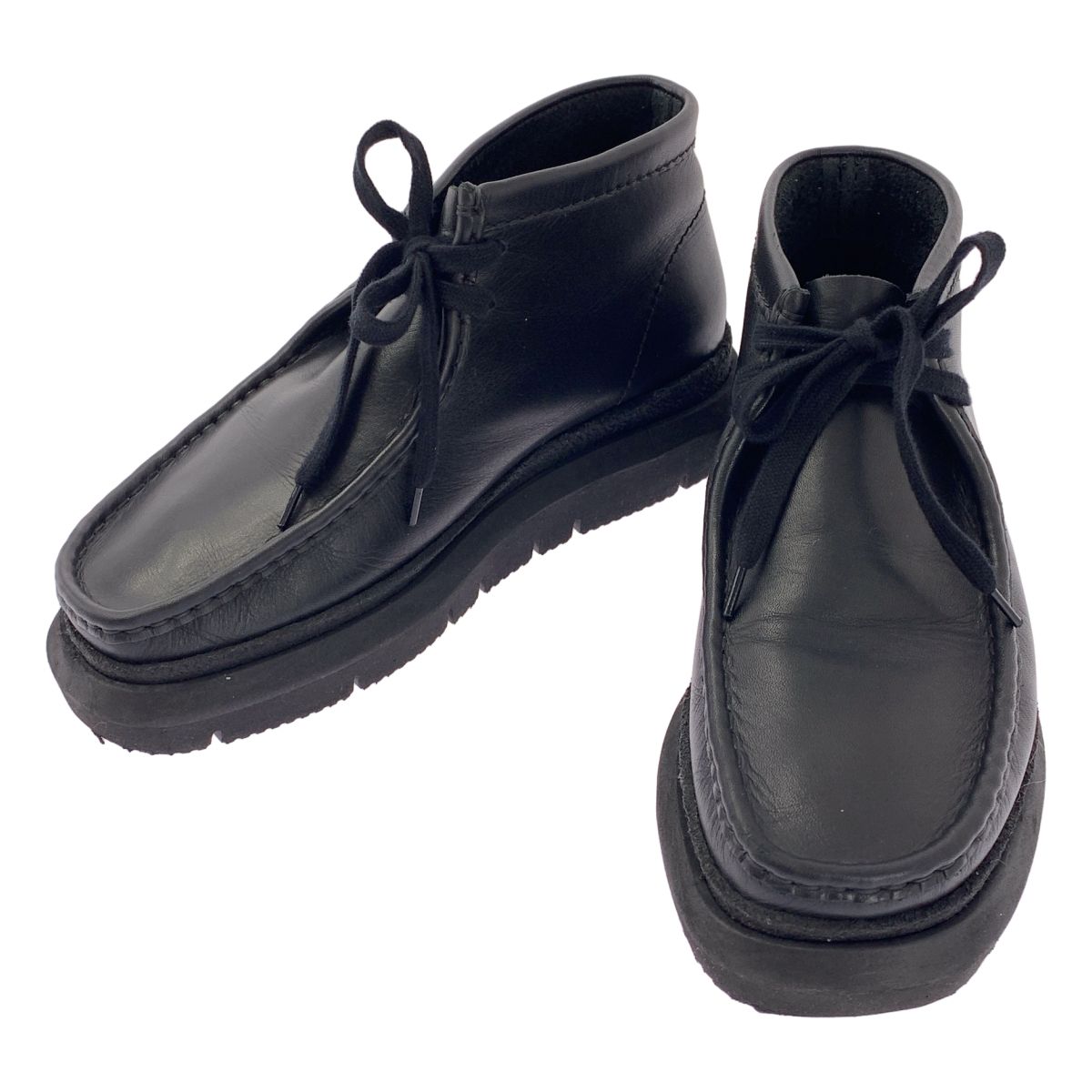 sacai | サカイ | 2025SS | ×CLARKS | レザー ワラビー シューズ | 40 | ブラック | メンズ