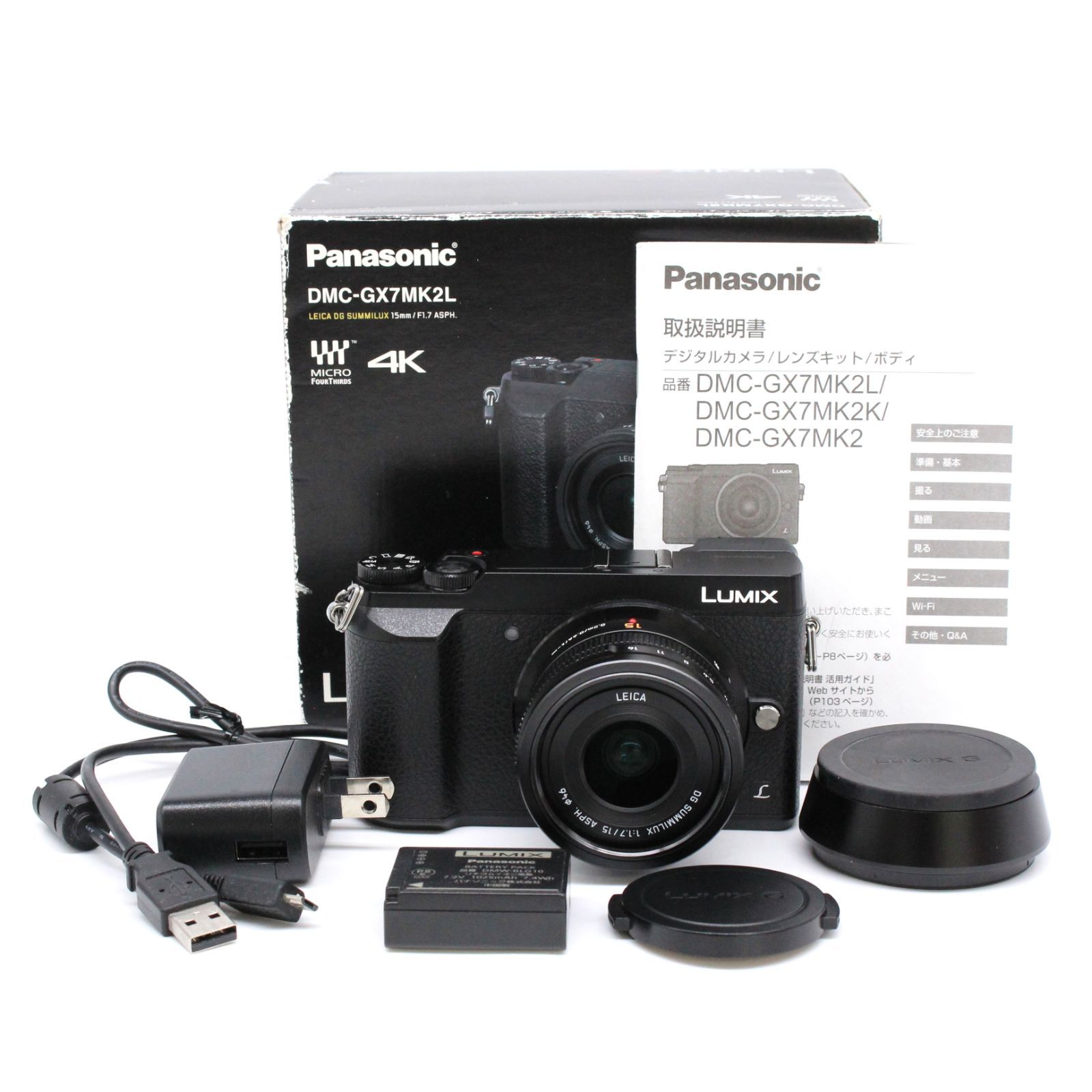 □ほぼ新品□ PANASONIC（パナソニック） LUMIX GX7MK2 ライカ