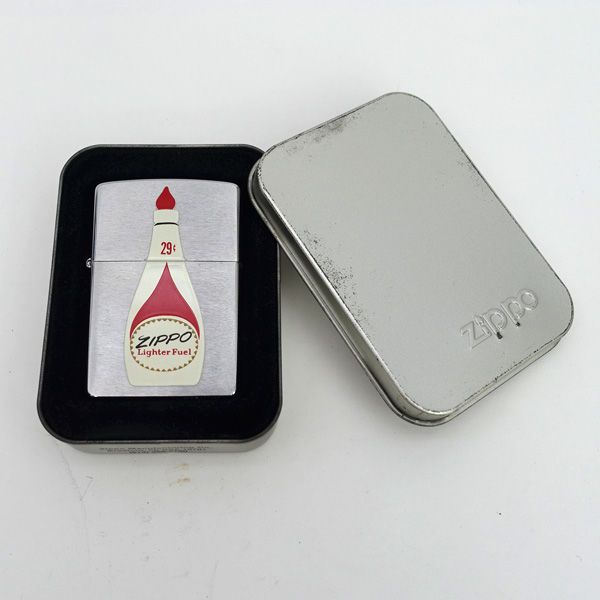 Zippo / ジッポ オイル缶デザイン/キューピー缶/シルバー/1999年