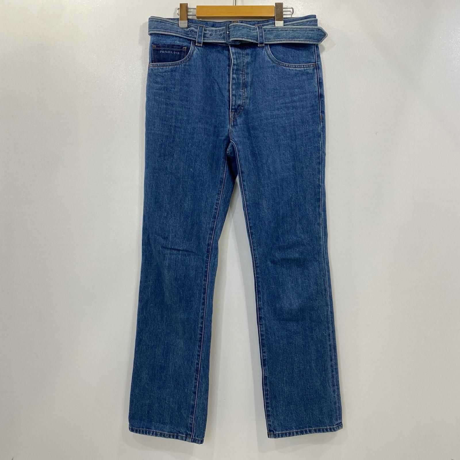 姫路東店 PRADA | プラダ デニムパンツ ベルテッドストレートデニムパンツ GEP295 2018年製 サイズ 32 サイズ 32 135
