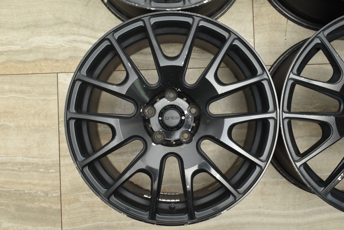 送料無料】MLJ IGNITE XTRACK 18in 8.5J +35 PCD114.3 4本セット 