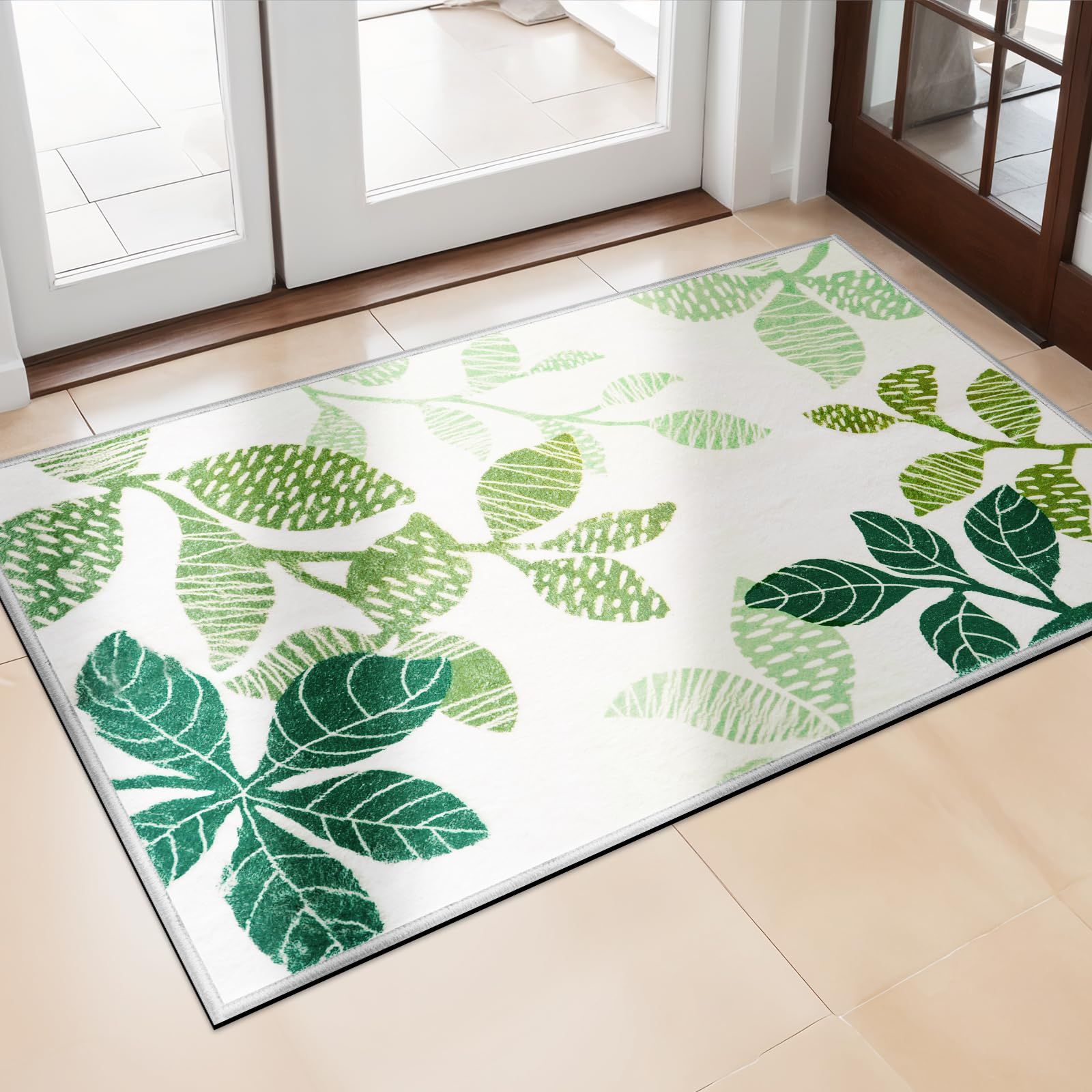 【人気商品】ふわふわ 天然素材 玄関マット 玄関マット 滑り止め 屋内用 北欧 かわいい 玄関まっと 家庭用 げんかんまっと 室内 洗面所マット おしゃれ 洗える 大きめ 屋内 長持ち YOUOOK