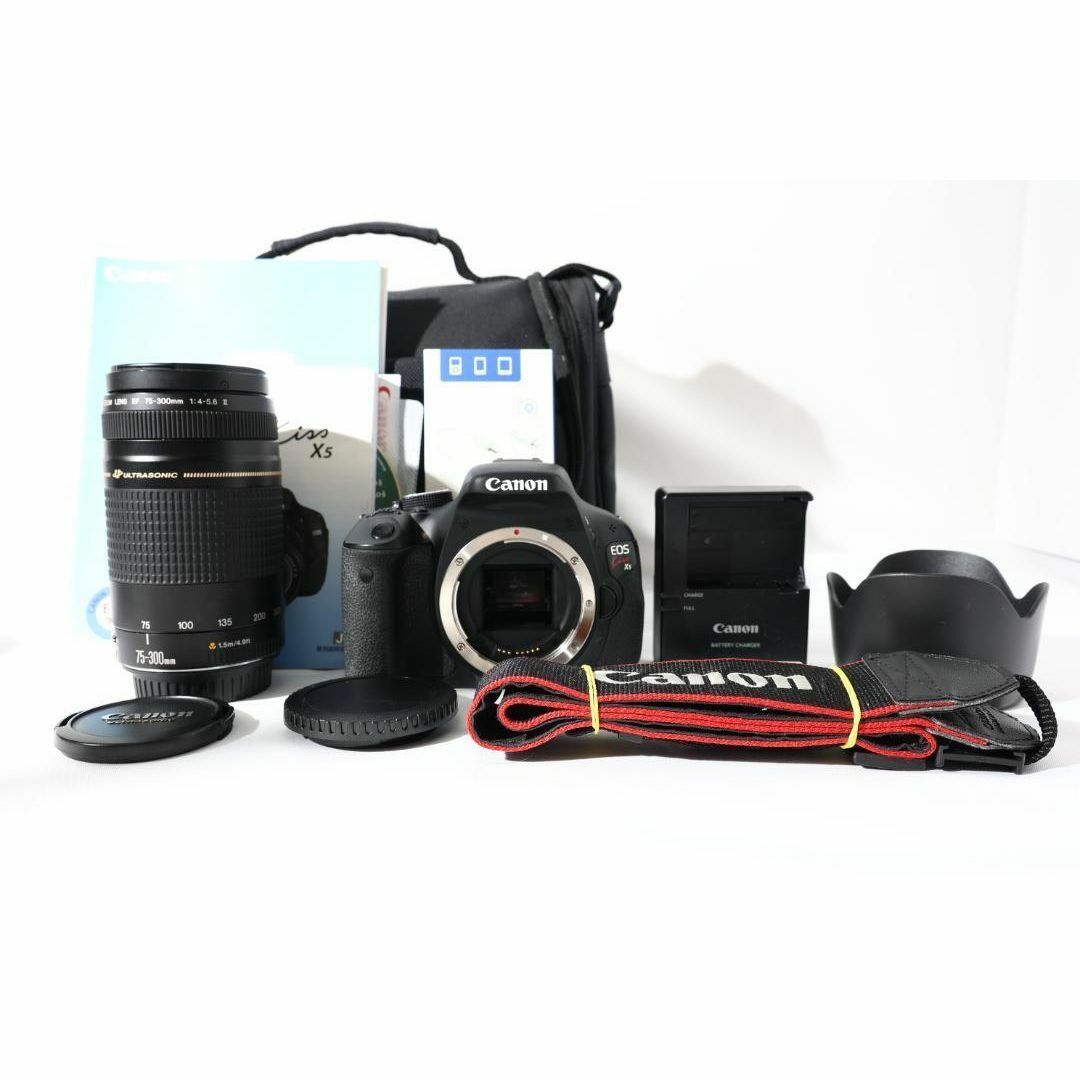 超望遠レンズ】☆Canon EOS kiss X5☆入門向け 一眼レフ