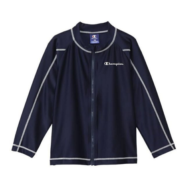 HANES ヘインズ RASH GUARD ネイビー 160サイズ CK-XS404 370 | スポーツ スポーツウエア ウエア 服 衣類 トップス 長袖 ロングスリーブ ラッシュガード 素材 機能性 伸縮性 ストレッチ シンプル 着心地