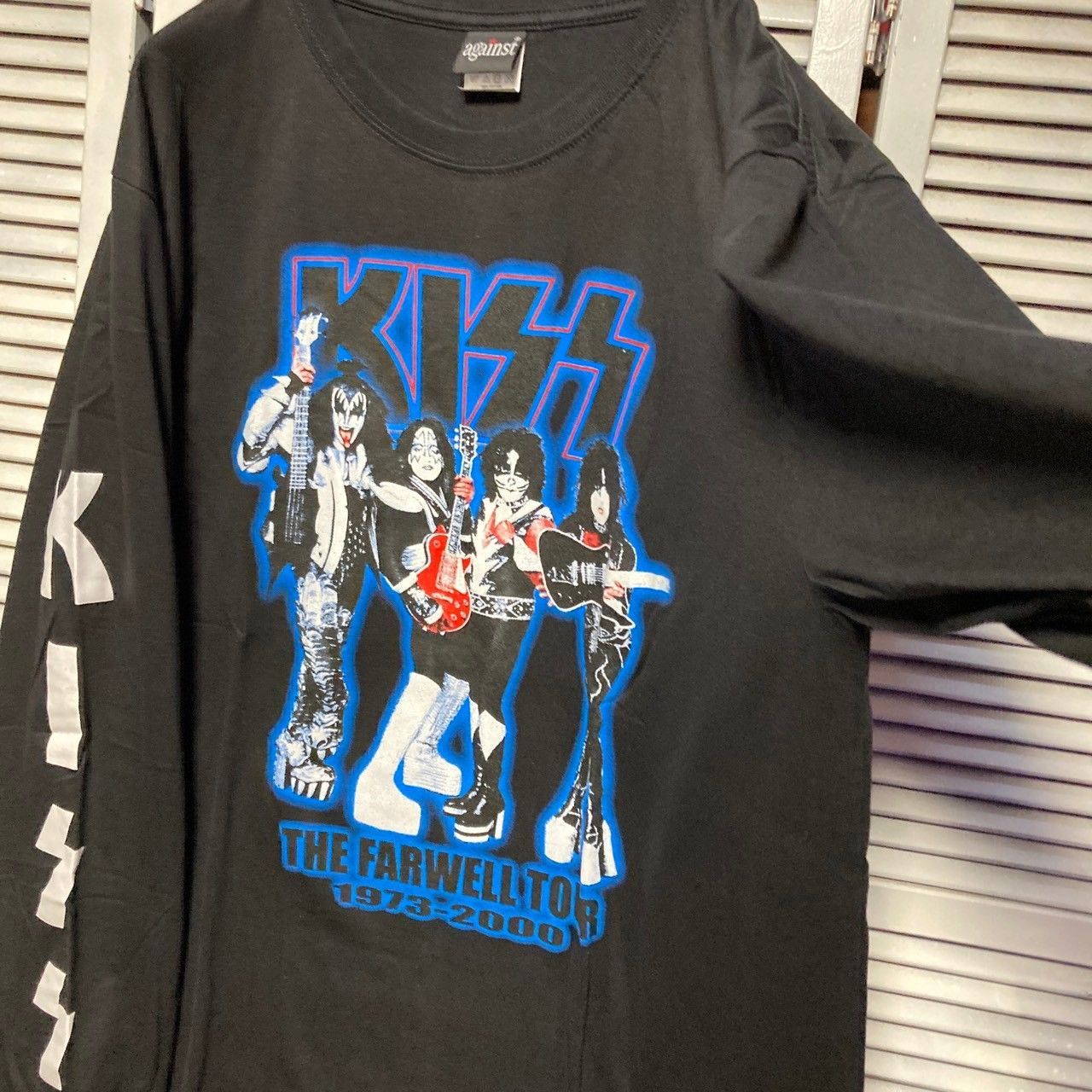 キッス KISS 黒長袖 Tシャツ ロンT バンド ロングスリーブ