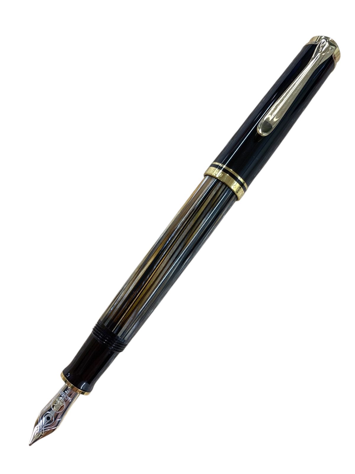 Pelikan スーベレーンM400 茶縞(インクセット) 字幅F Pelikan スーベレーンM400 茶縞(インクセット) 字幅F 【公式通販】