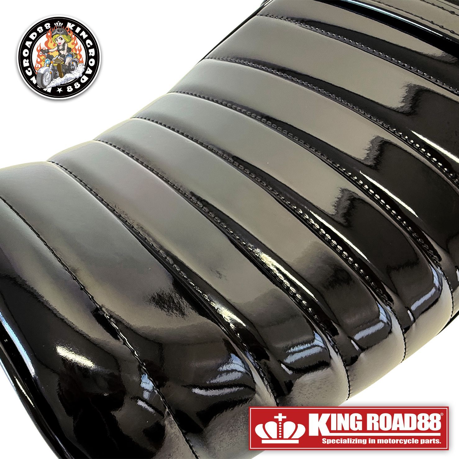 バリオス2 三段シート 45cm 黒エナメル バリオス2 三段シート 45cm 黒エナメル