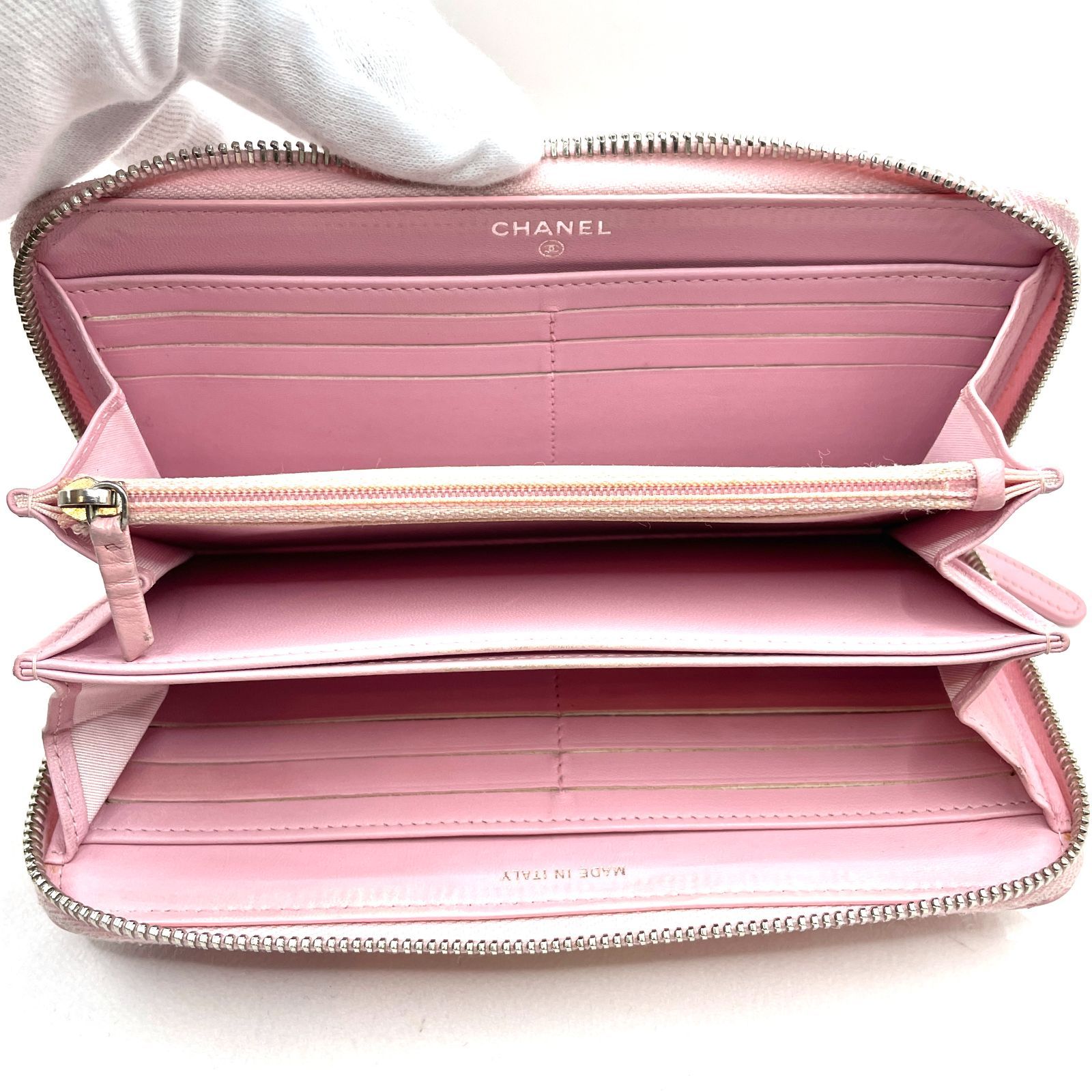 318】極美品 CHANEL ボーイシャネル カラーストーン ラウンド 
