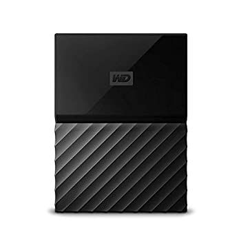 【中古】【非常に良い】WD HDD ポータブル ハードディスク 4TB USB3.0 ブラック 暗号化 パスワード保護 3年保証 My Passport WDBYFT0040BBK-WESN