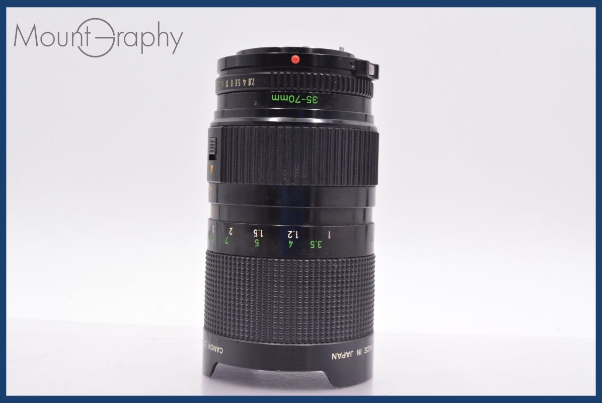 実用 キヤノン Canon NEW FD 35-70mm F2.8-3.5 後キャップ付 完動 同梱可 mj5109