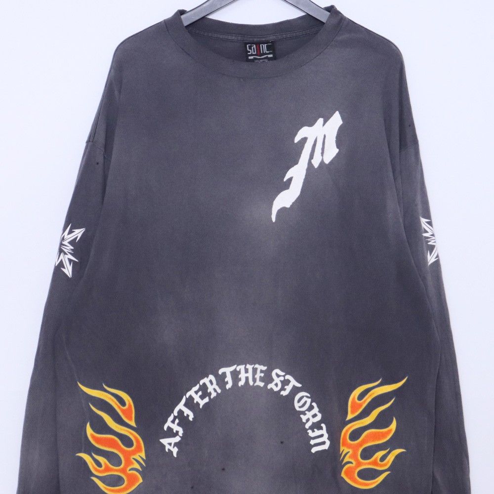 SAINT MICHAEL LS TEE M BLACK XLサイズ ブラック SM-YS8-0000-015