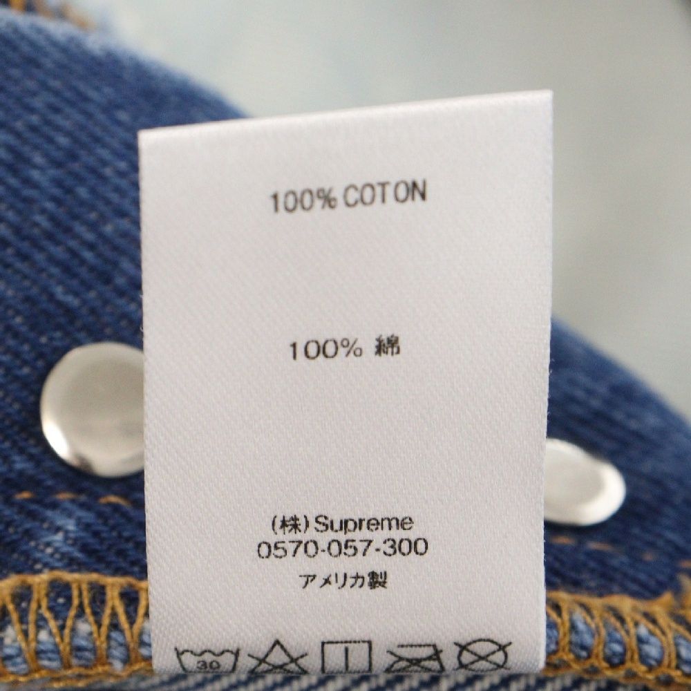 SUPREME (シュプリーム) 18AW Diamond Stitch Carpenter Jeans ロゴ