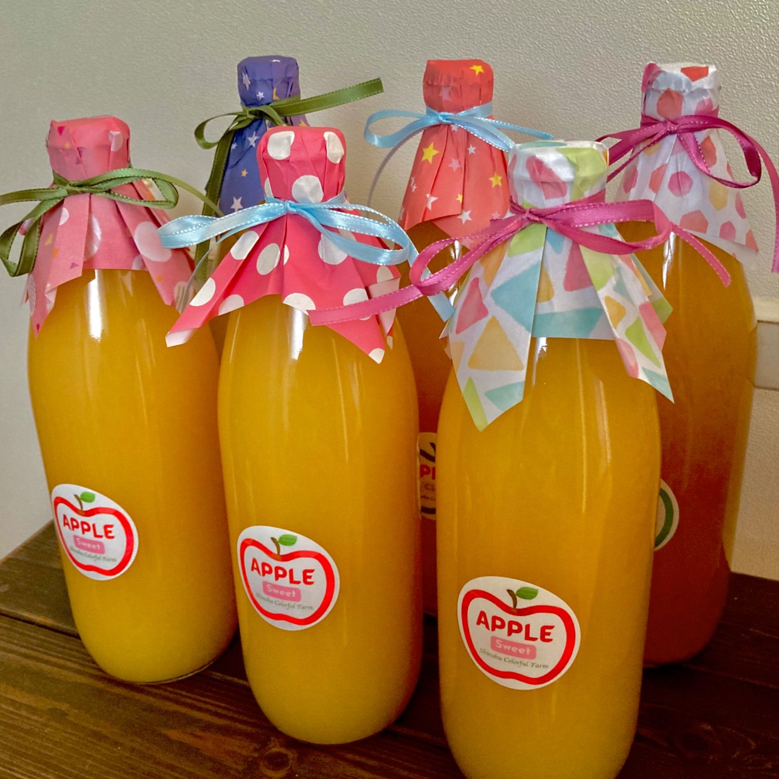 信州中野市産 りんごジュース1,000ml 6本 産地直送 ストレート