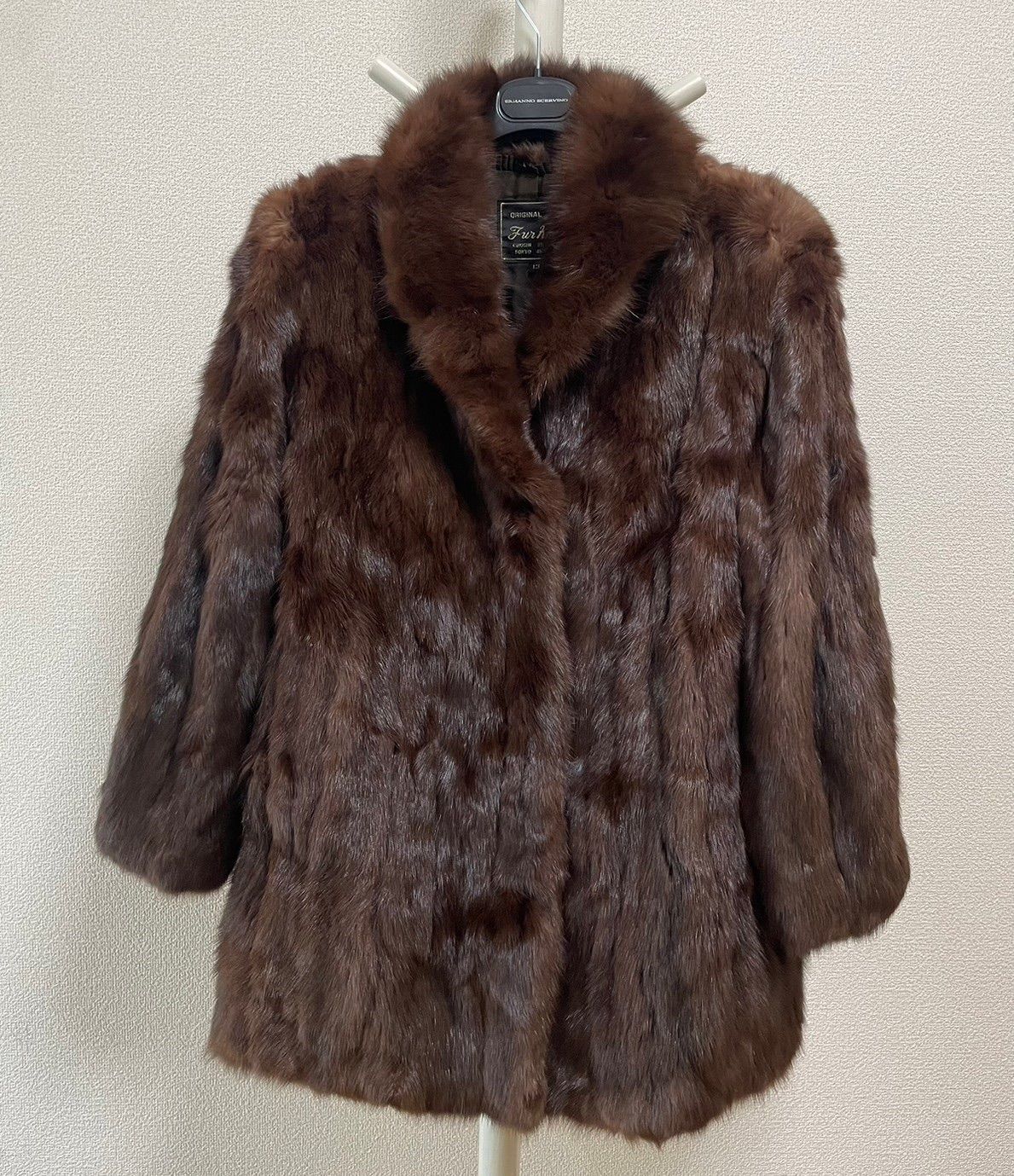 最終価格 セーブルミンクファーセミロングコート Fur Kudo Size13