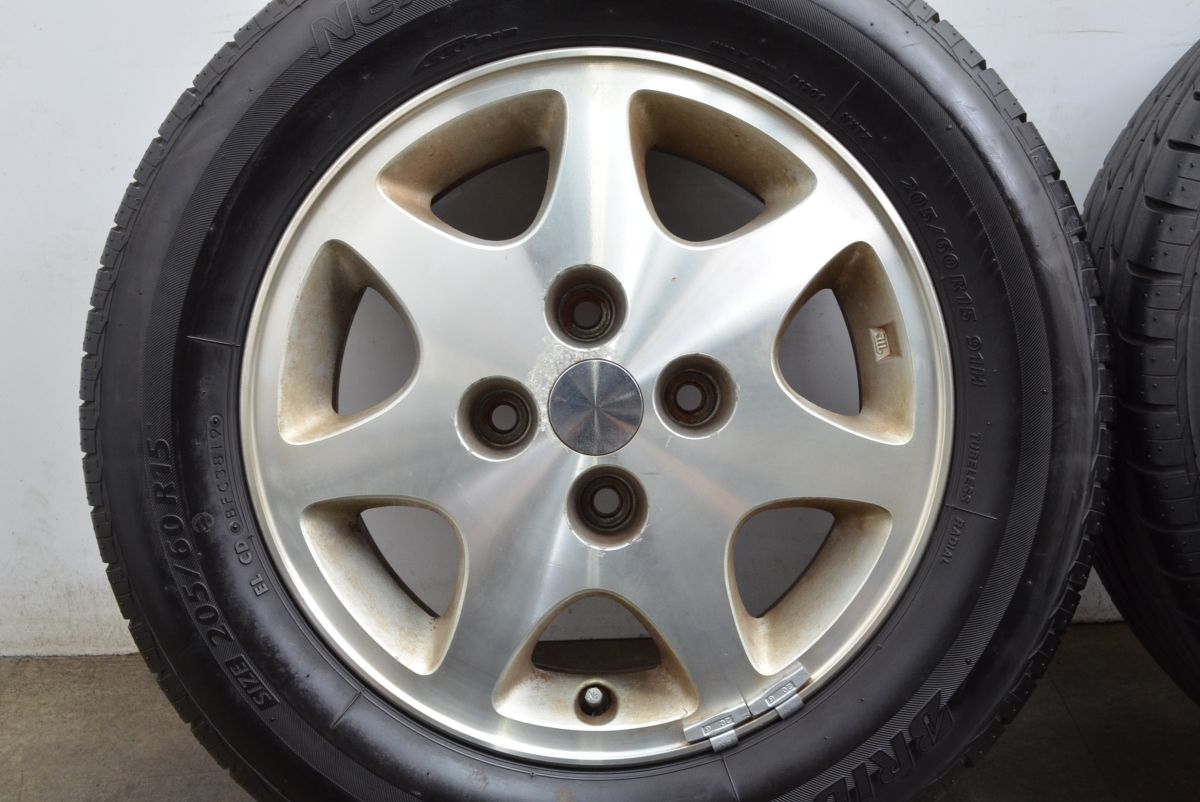 バリ溝】ニッサン S13 シルビア 純正 15in 6J +40 PCD114.3