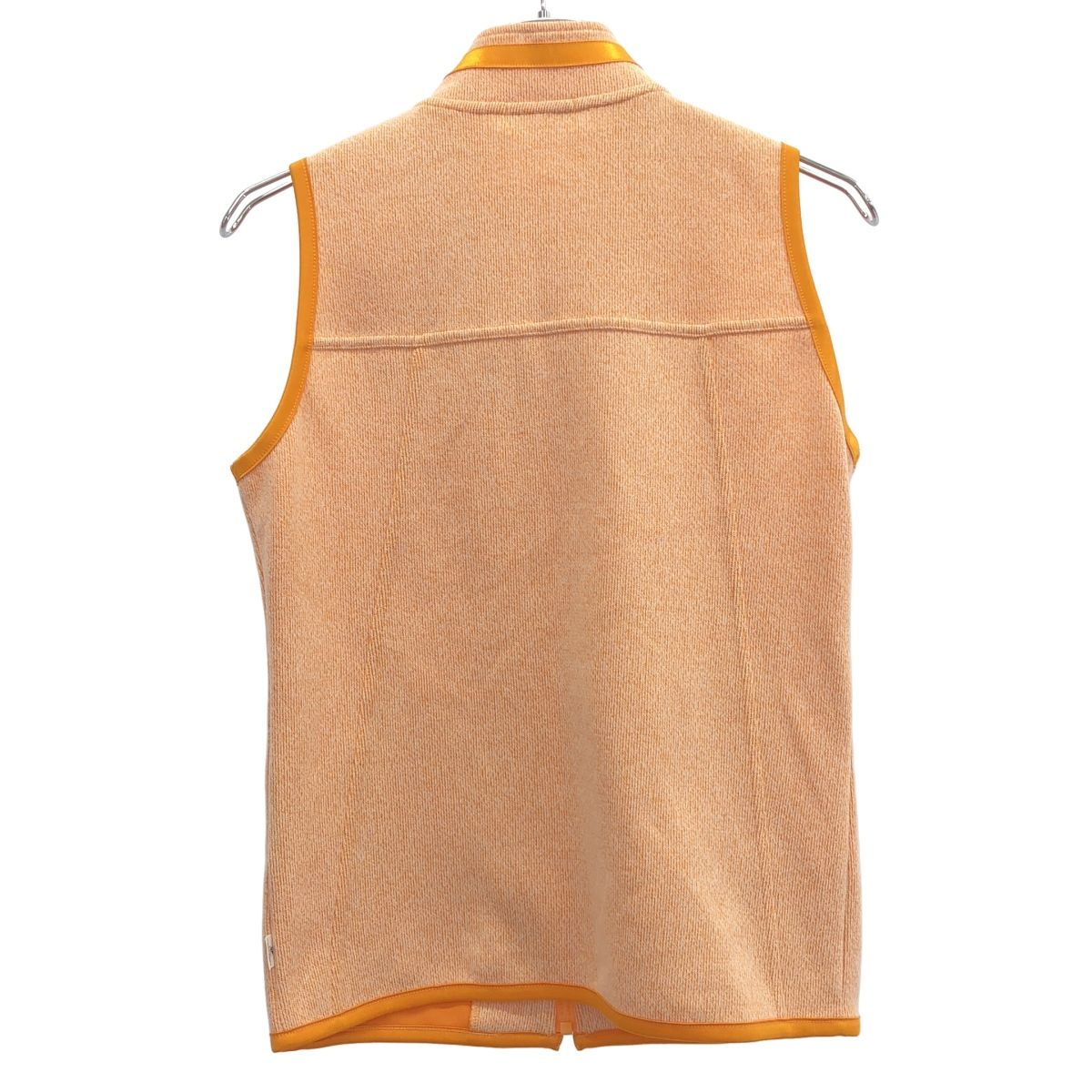 Courreges クレージュ ジップアップベスト オレンジ 40
