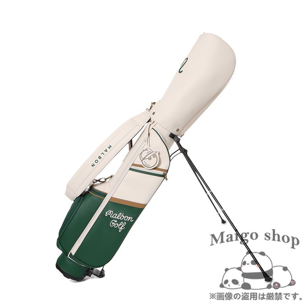 人気商品】malbon golf マルボンゴルフ キャディバッグ ゴルフバッグ