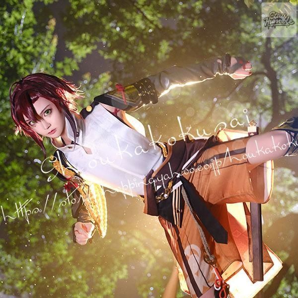 原神 げんしん 風 鹿野院平蔵 コスプレ衣装 ウィッグ cos靴 道具刀 cosplay パーティー 変装仮装 コスチューム 撮影 祭り