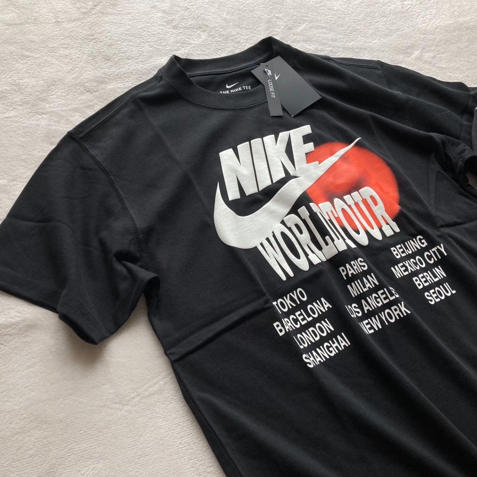 NIKE ナイキ ワールドツアー 上下セット Tシャツ スウェット ハーフパンツ - メルカリ