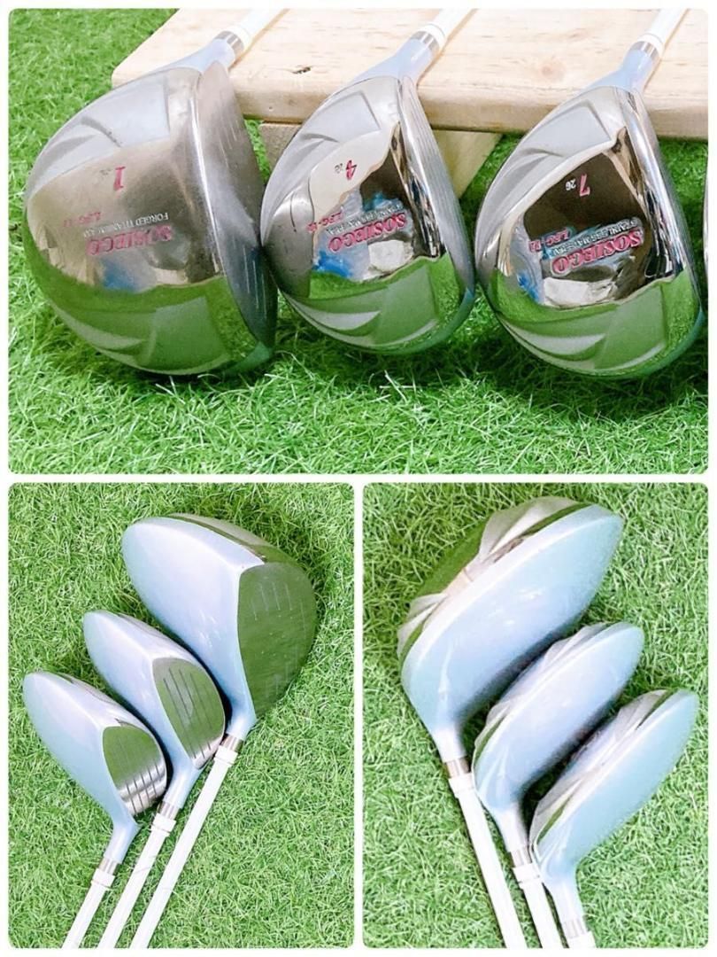 2.希少レフティー　初心者オススメ　左利きレディースセット　スタンド式 2.希少レフティー 初心者オススメ 左利きレディースセット スタンド式