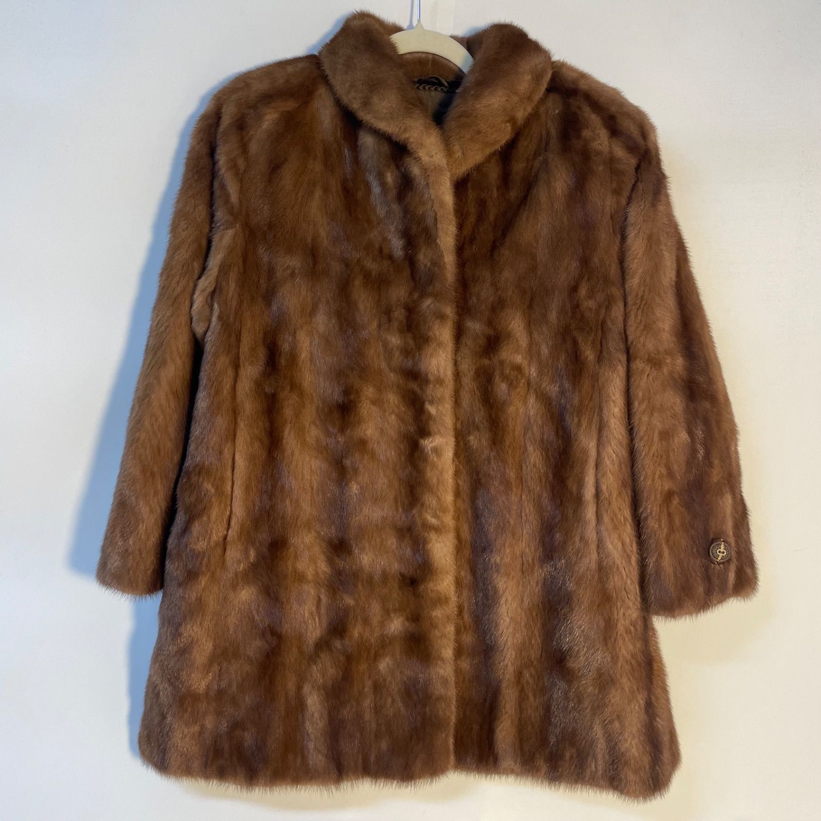 古着 SAGA MINK サガミンク ジップアップ 毛皮コート 11