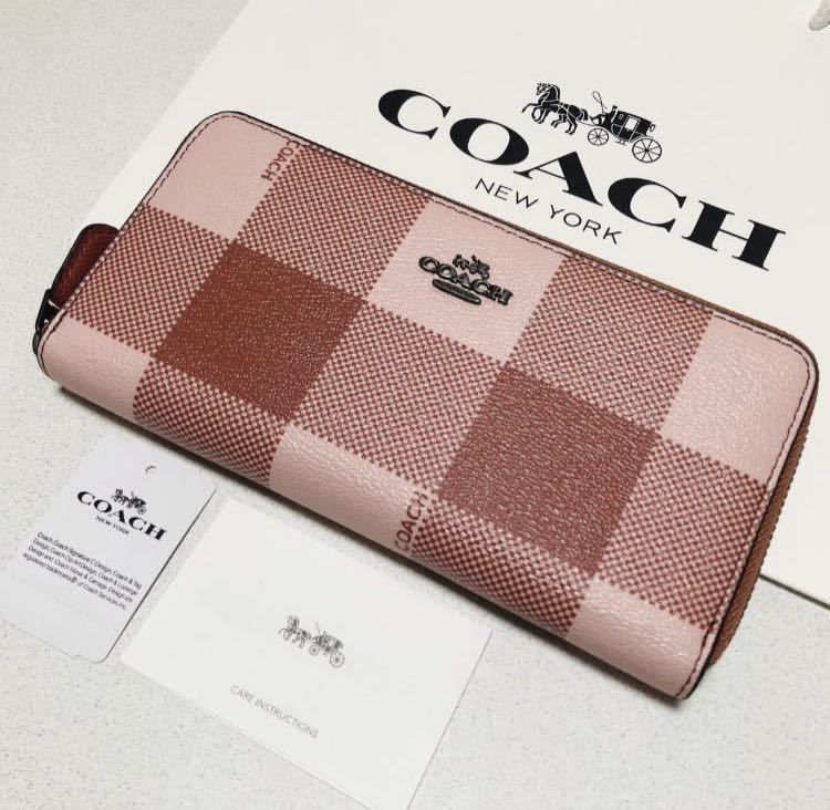 ☆ COACH コーチ 長財布 F25966 ブラッシュマルチ バッファロー