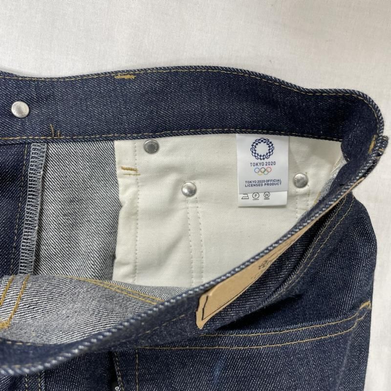 USED 古着 パンツ デニム、ジーンズ TOKYO 2020 オリンピック 公式ライセンス 岡山デニム 14.5oz ワイド テーパード セルビッチ  - メルカリ