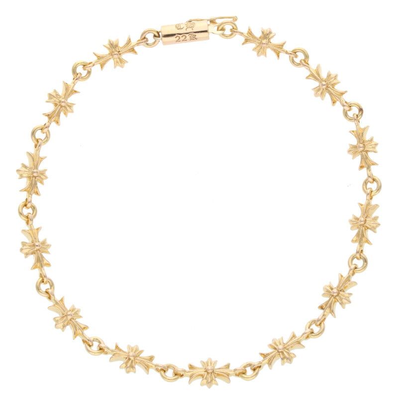 クロムハーツ 22K TNY E CH PLS/タイニーECHプラス ゴールド