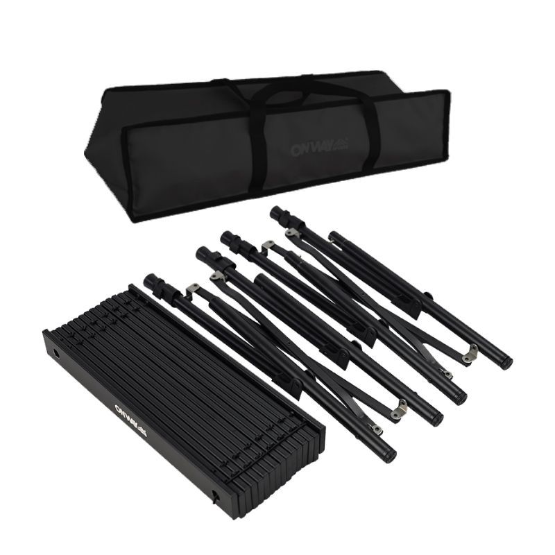 ONWAY SPORTS３WAYアルミロールテーブル Ｍ OW-8448-BR ONWAY SPORTS3WAYアルミロールテーブル M OW-8448-BLの通販 by