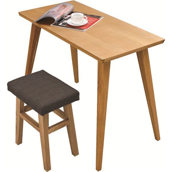 バンビデスク 本体 木製 天然木 幅90cm×奥行45cm×高さ70cm CL-787TNA ナチュラル