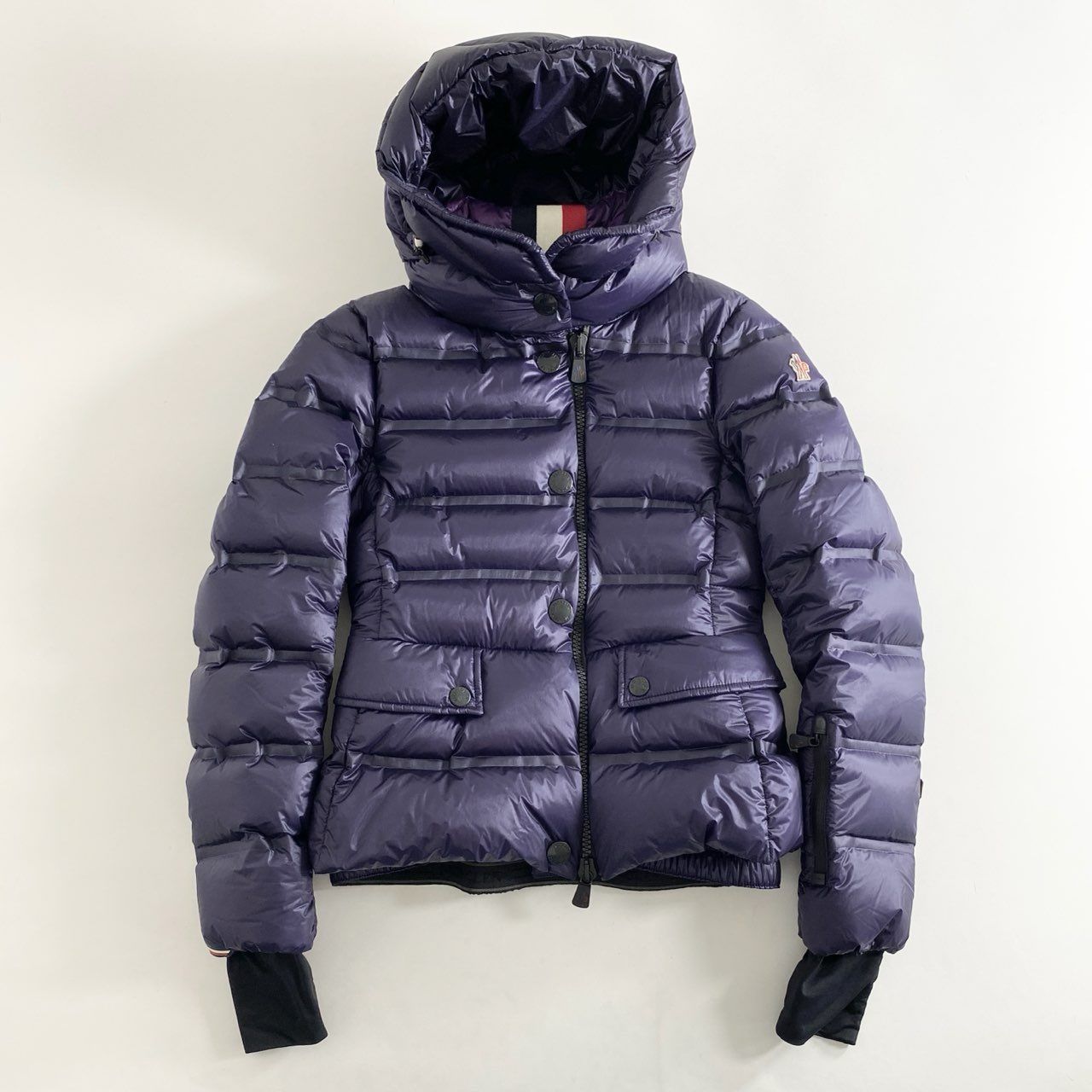 65g2 MONCLER モンクレール グルノーブルライン ARMONIQUE GIUBBOTTO ダウンジャケット ダブルジップ サイズ1 パープル  レディース 女性用 ダウン アウター - メルカリ