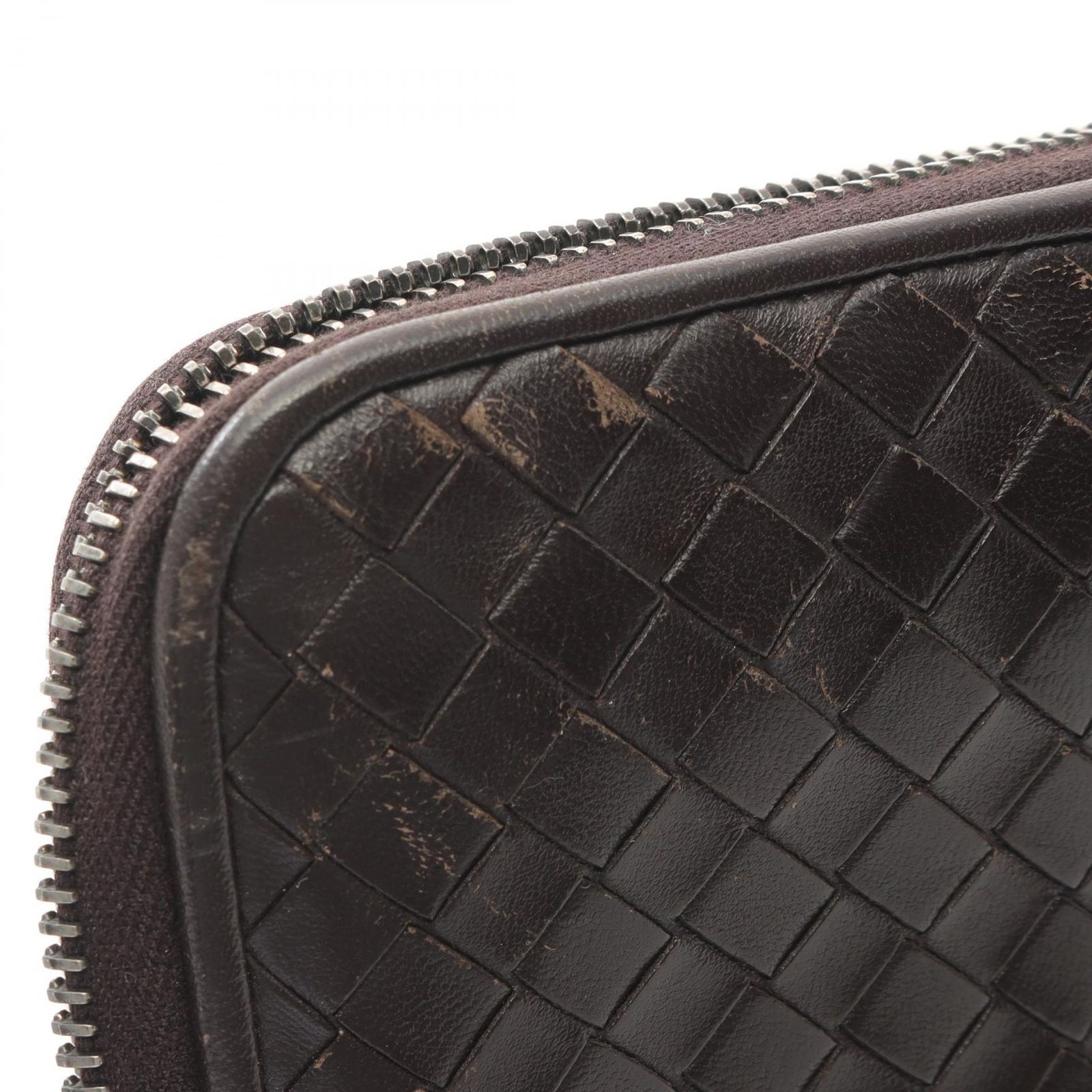 ボッテガヴェネタ BOTTEGA VENETA ラウンド長財布 イントレチャート 