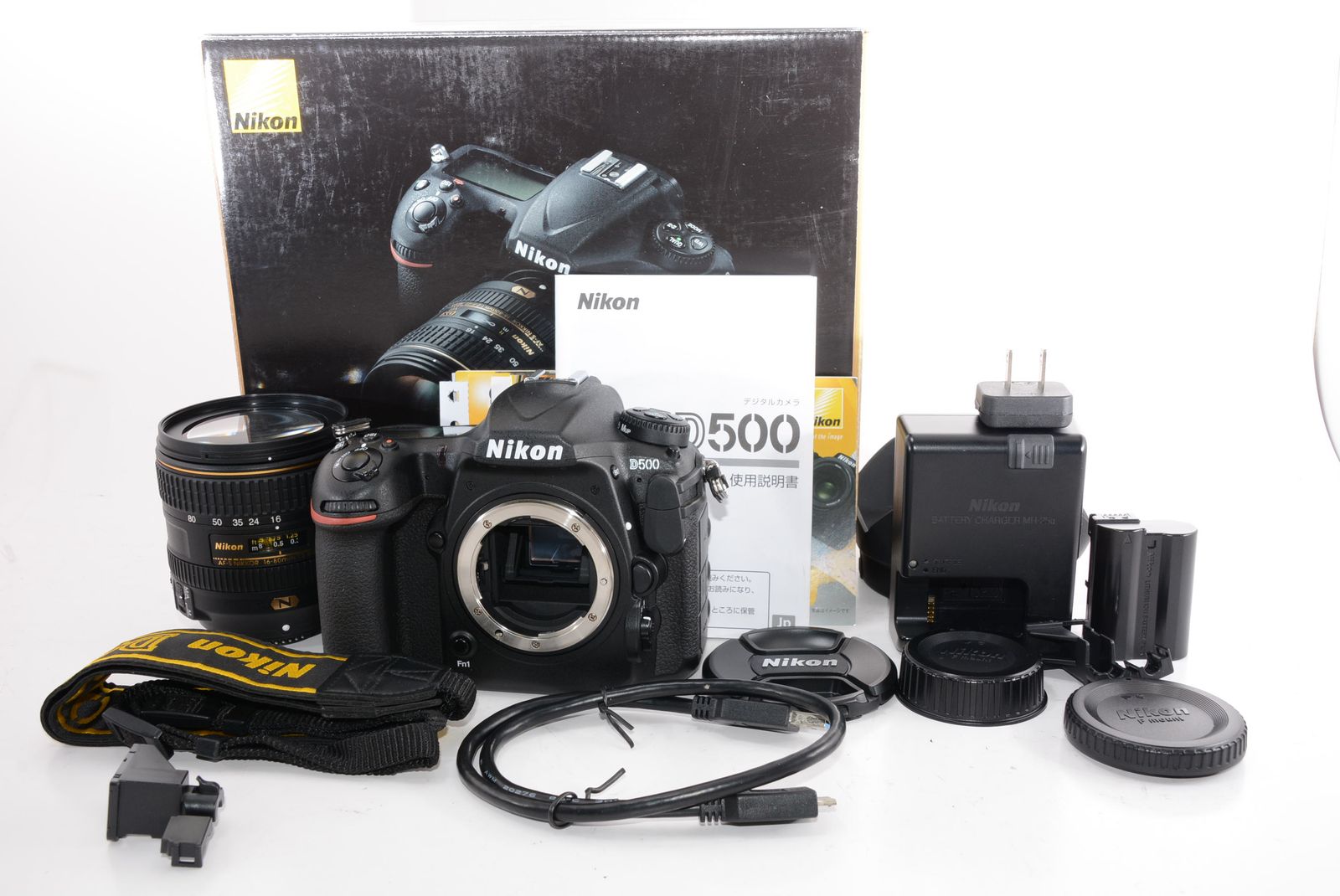 外観特上級】Nikon デジタル一眼レフカメラ D500 レンズキット - 百獣