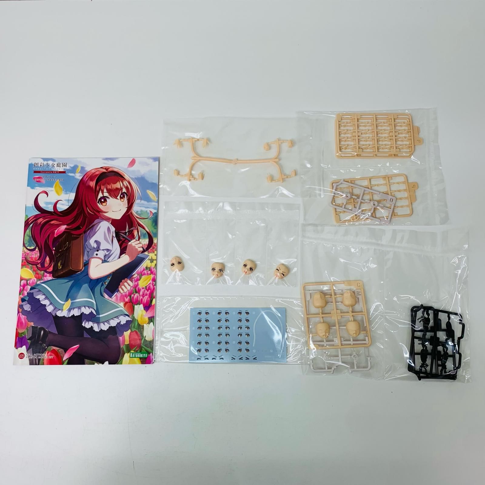 中古 プラモデル 創彩少女庭園 小石川エマ 夏服 1/10 2024年製 JK024 【739】 小石川 エマ【聖アイリス女学園高等部・夏服】 | 創彩少女庭園