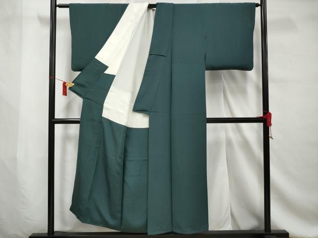 平和屋着物＊夏物 色無地 絽 長春色 正絹 逸品 CAAW3123ut