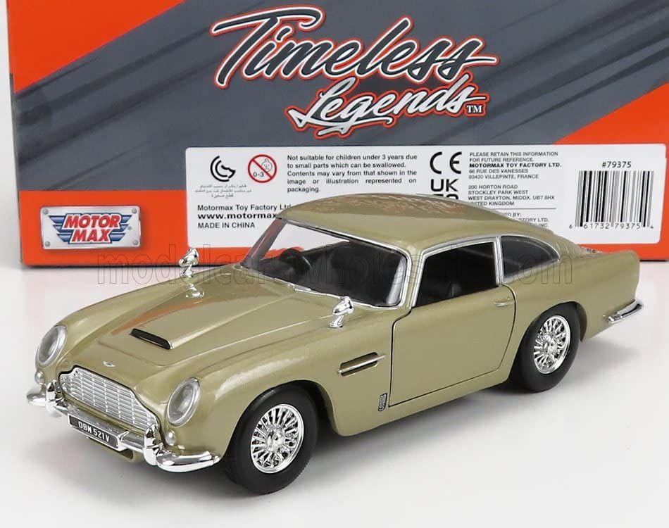 アストンマーチン DB5 【007ジェームズ・ボンドの愛車】 1/24 ゴールド