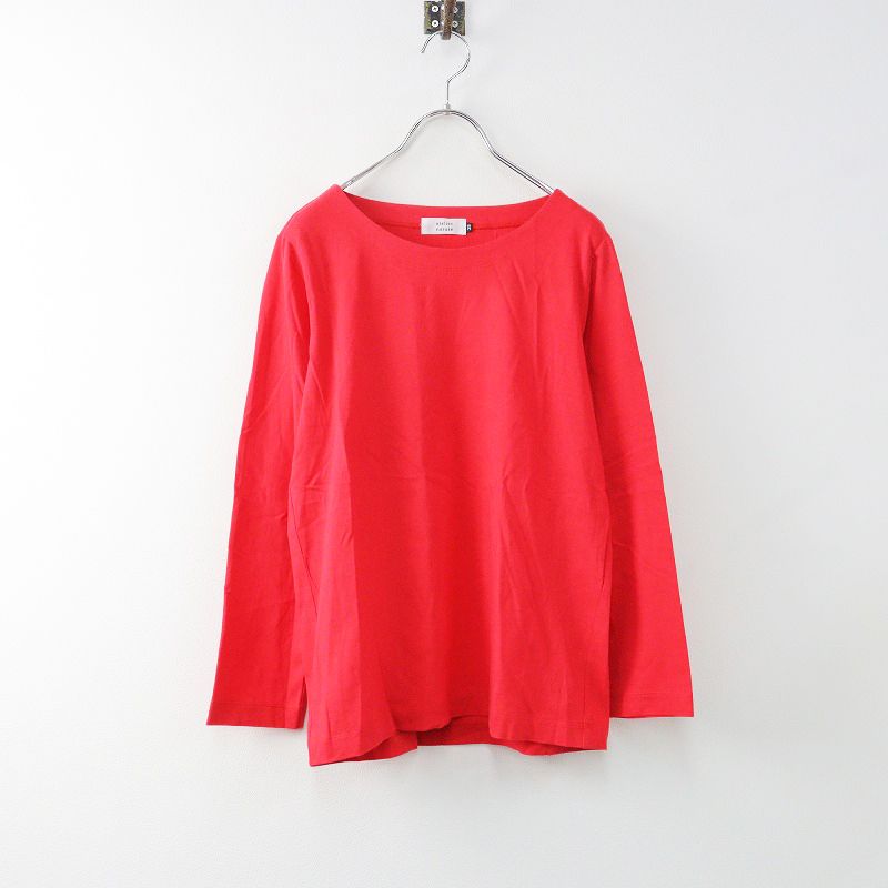 アトリエナルセ atelier naruse cotton ~standard~ cut-sewn コットン スタンダード カットソー 38|レッド 2400014001969