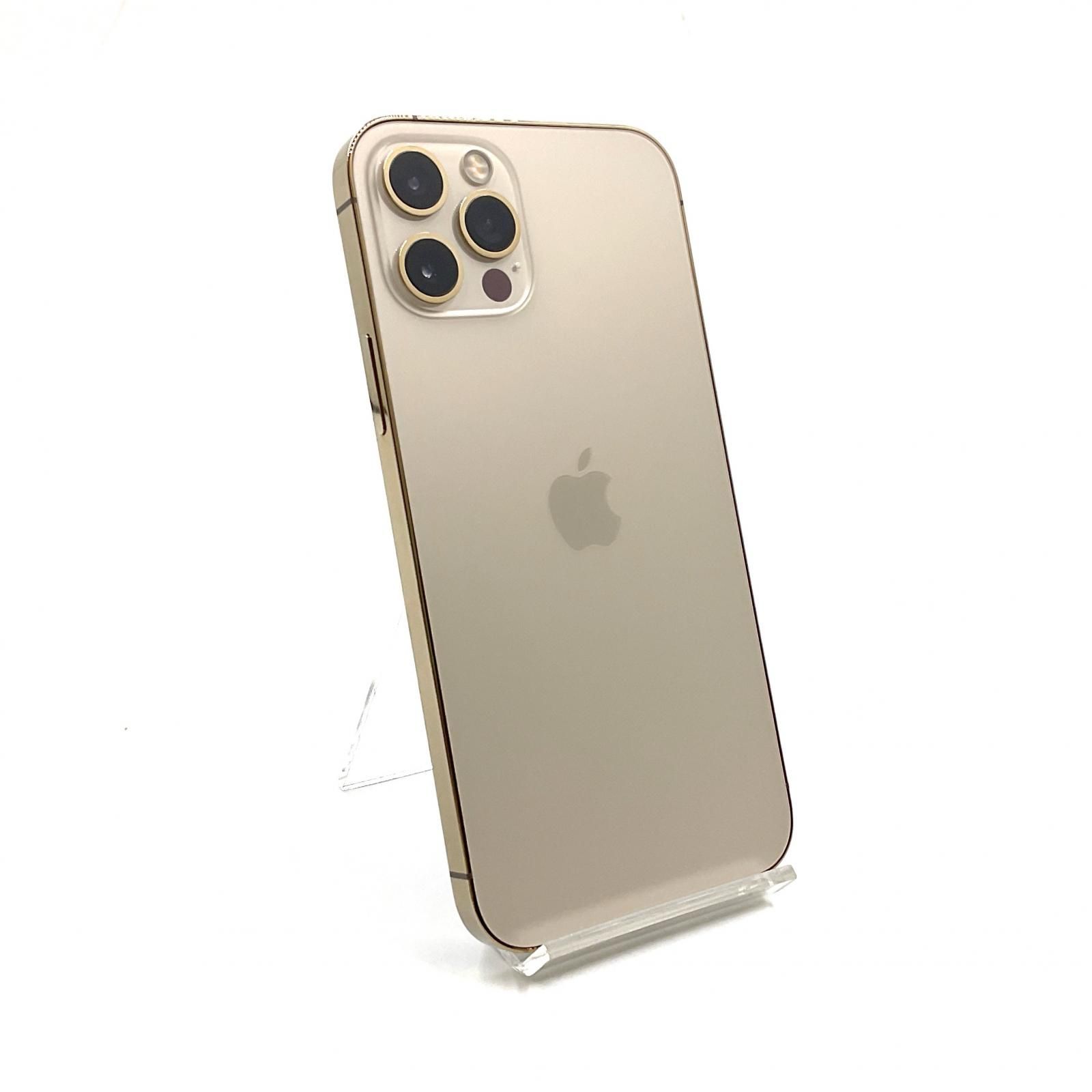 【全額返金保証】【最速発送】Apple iPhone 12 Pro 256GB ゴールド au 白ロム 100% 美品 動作確認済