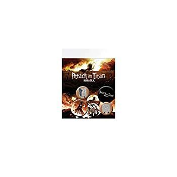 GB eye LTD Attack On Titan Characters Badge Pack Aluminum Multi-Colour