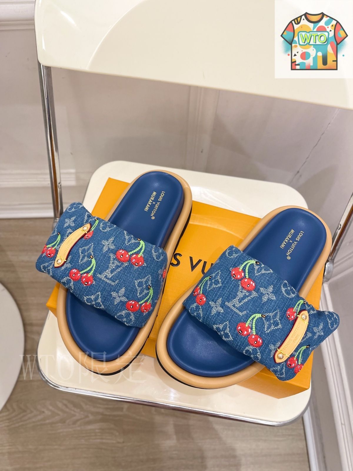 【エレガントに♪】Louis Vuitton サンキス フラット サンダル louis-vuitton--