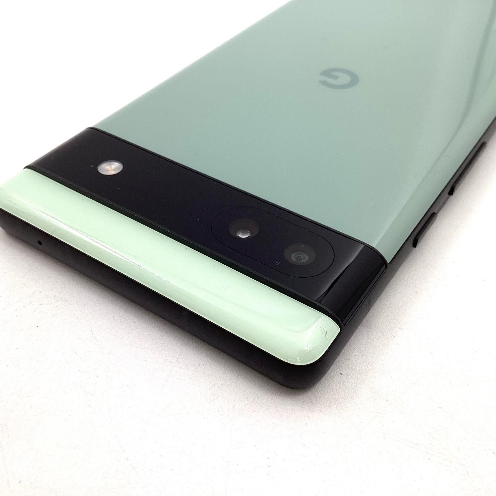 Google Pixel 6a セージ 128 GB 画面割れ Google Pixel 6a（グーグルピクセル）がバキバキに割れてしまっ