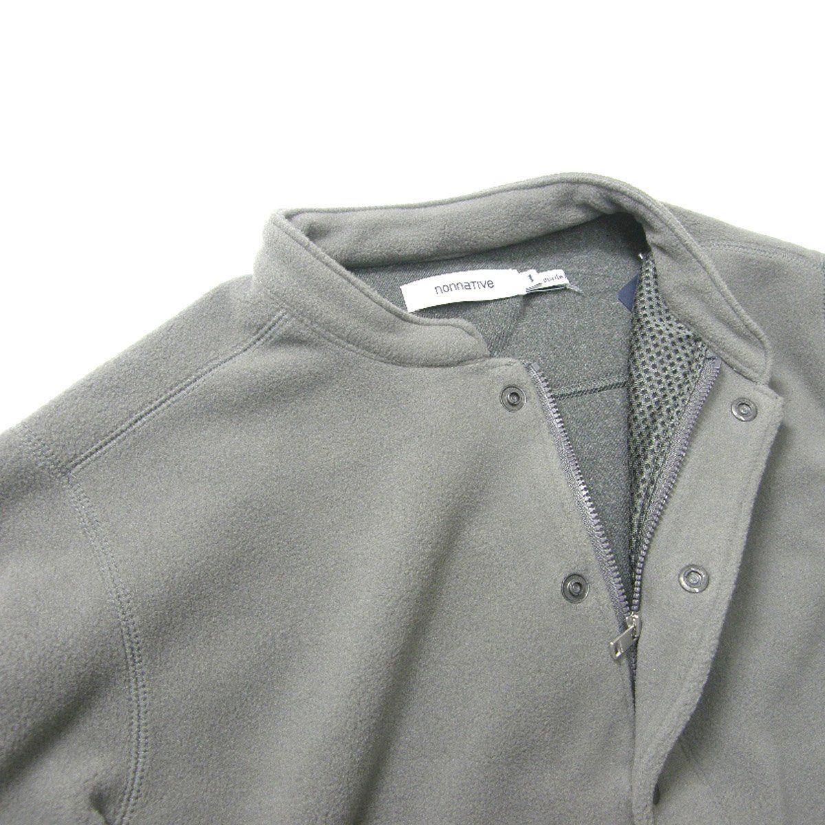 新品】 nonnative × POLARTEC POWER STRETCH / ノンネイティブ × ポーラテック フリース アウター 日本製  HIKER SHIRT JACKET ストレッチ フリース シャツジャケット グレー 秋冬 - メルカリ