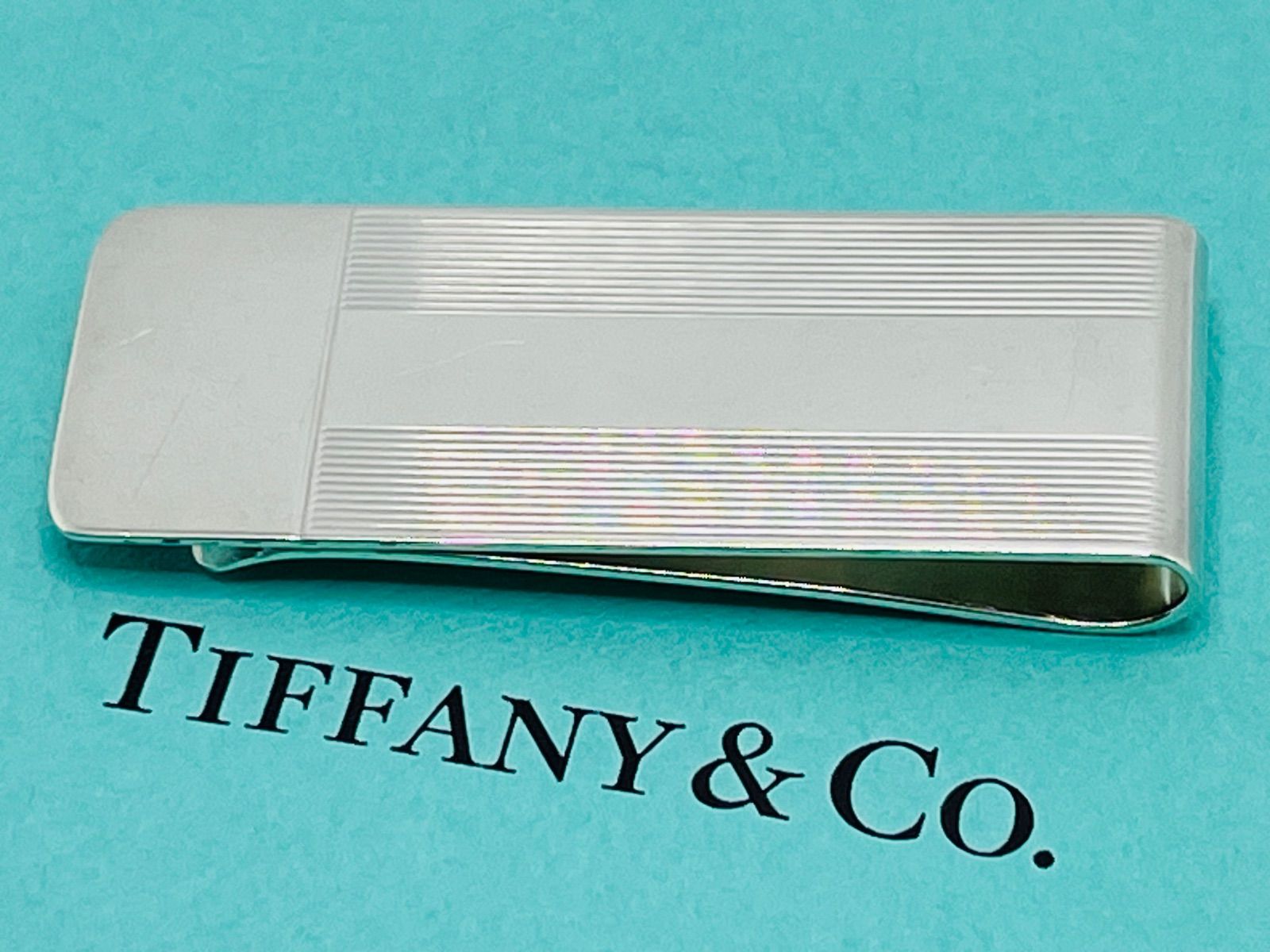 a033 送料無料 Tiffany&Co. 希少 ティファニー マネークリップ