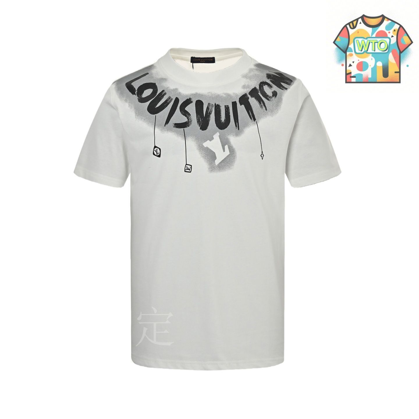 【25SS/カジュアルスタイルに★】LouisVuitton Tシャツ 今日特価】Louis Vuitton 25ss ラブハートフルーツーシング T