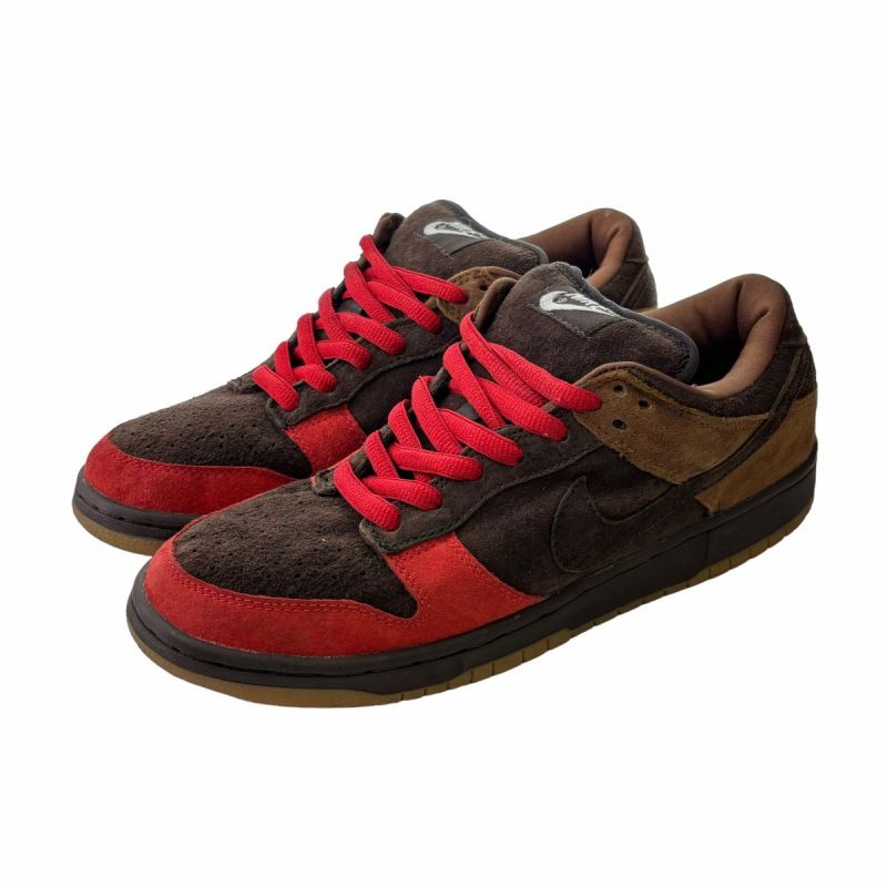 ナイキ エスビー NIKE SB DUNK LOW SB Bison つま赤 3042892-226