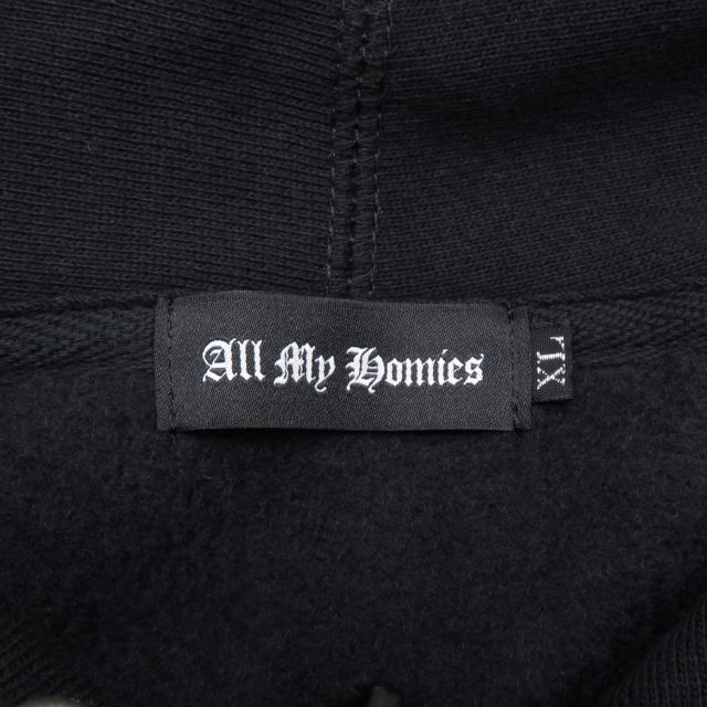 ALL MY HOMIES EMBROIDERY HOODIE BLACK サイズXL オールマイ