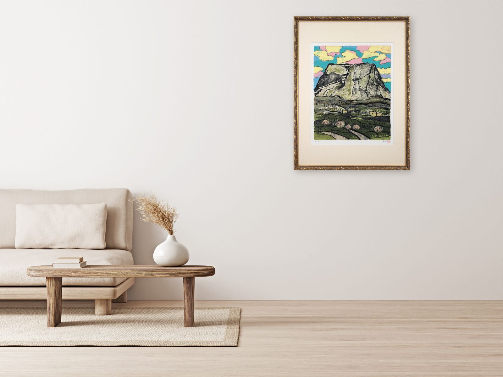 田崎広助 「春の妙高」 リトグラフ 版画 絵画 田崎広助 「春の妙高」 リトグラフ 版画 絵画 - メルカリ