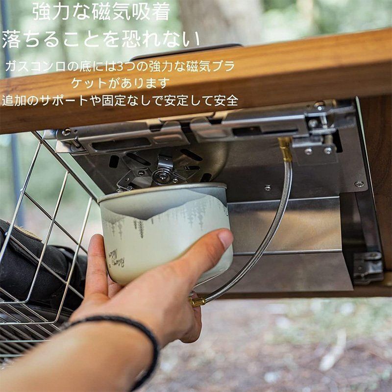 4000Wキャンプ用カセットストーブ 軽量アウトドアストーブ